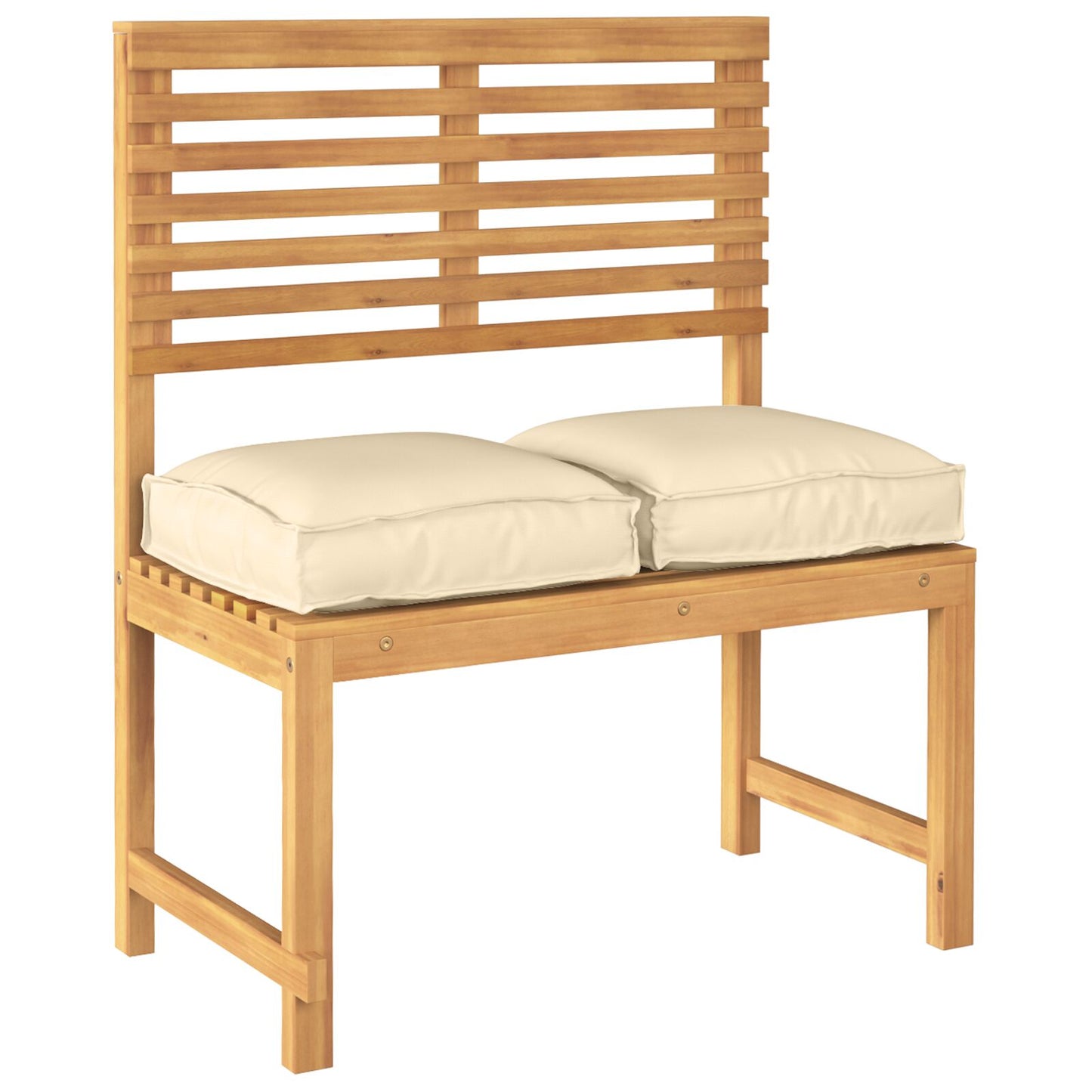 Pallet Kussens Voor Zit 2 Stuks 40X40X8 Cm Oxford Stof Beige