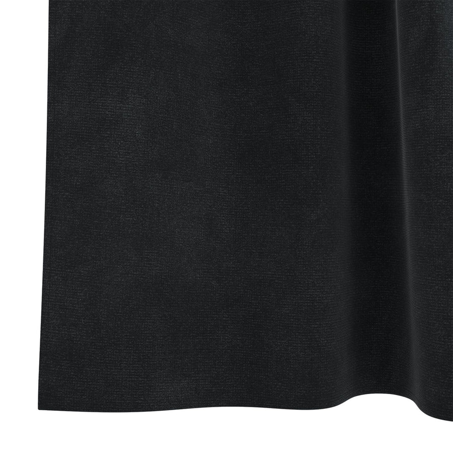 Out Gordijnen 2 Stuks Fluweel Zwart 140 x 140 cm met ophanglussen