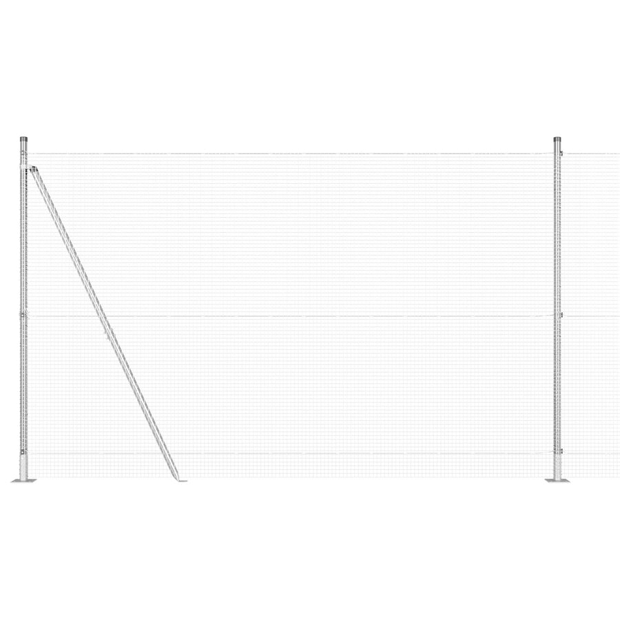 Gelast Draadhek Met 13 Flenspalen 1.4X25 M Gegalvaniseerd Staal Gegalvaniseerd Staal