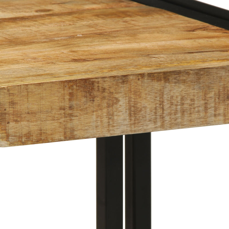 Salontafel 40X50X38 Cm Massief Ruw Hout Mango 40 x 40 x 38 cm Massief mangohout
