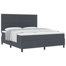 Boxspring Bed Met Matras Donkergrijs