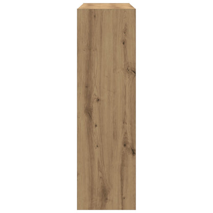 Boekenkast/Kamerscherm In Ambachtelijk Eiken - 100X30X103Cm, Gemaakt Van Gefabriceerd Hout