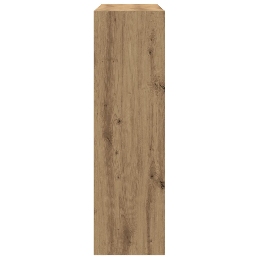 Boekenkast/Kamerscherm In Ambachtelijk Eiken - 100X30X103Cm, Gemaakt Van Gefabriceerd Hout