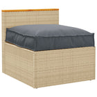 Buitenkussen 70x70x12 cm antraciet oxford stof
