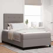 Boxspringbed 120x200 cm taupe met matras