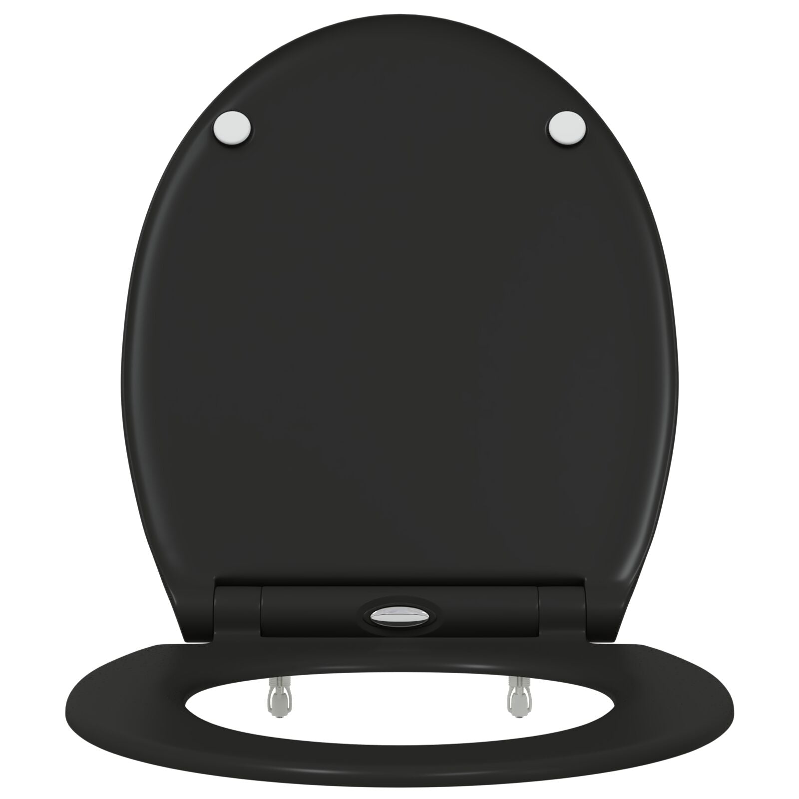 Quick Release Toiletseat Met Soft Close Duroplast Zwart