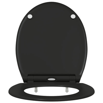 Quick Release Toiletseat Met Soft Close Duroplast Zwart