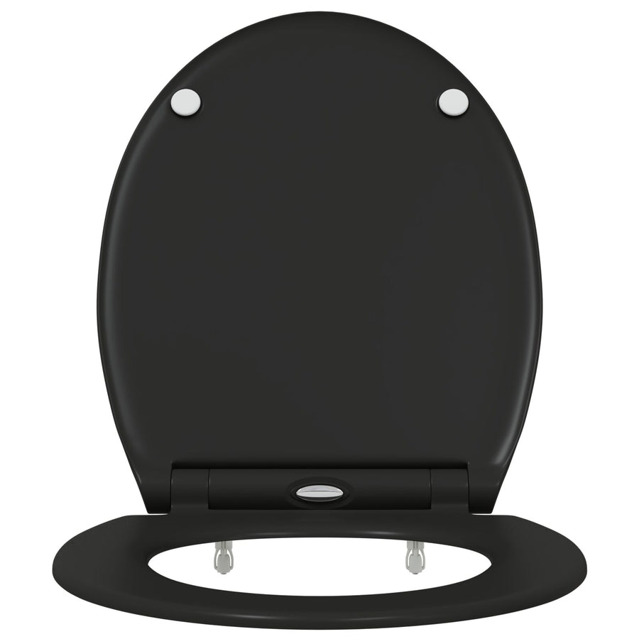 Quick Release Toiletseat Met Soft Close Duroplast Zwart