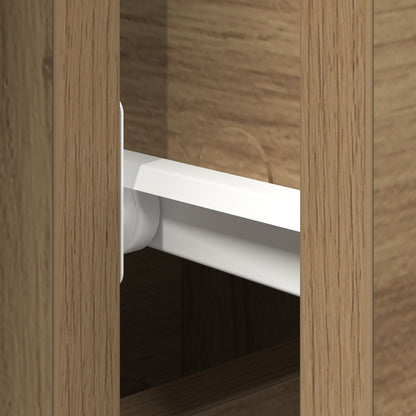 Dressoir Met Deuren & Lades Artisan Eiken 101,5X35X70 Cm