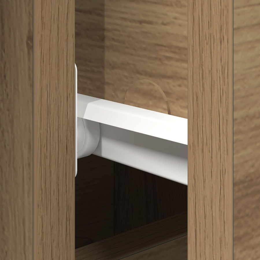 Dressoir Met Deuren & Lades Artisan Eiken 101,5X35X70 Cm