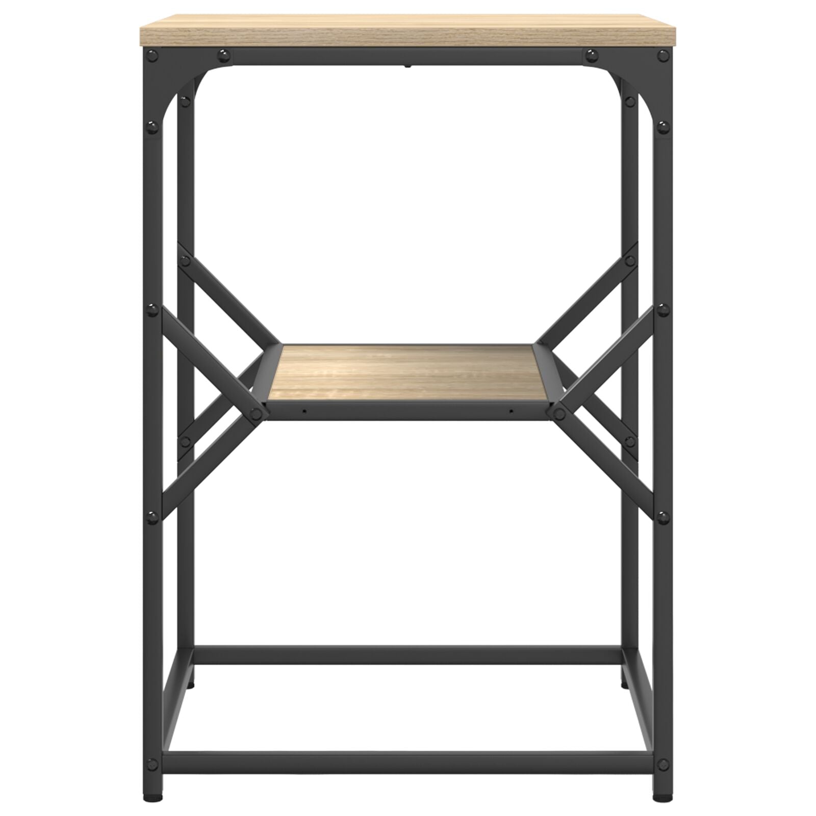 Bijzettafel 41X40X60 Cm Engineered Wood Sonoma eiken