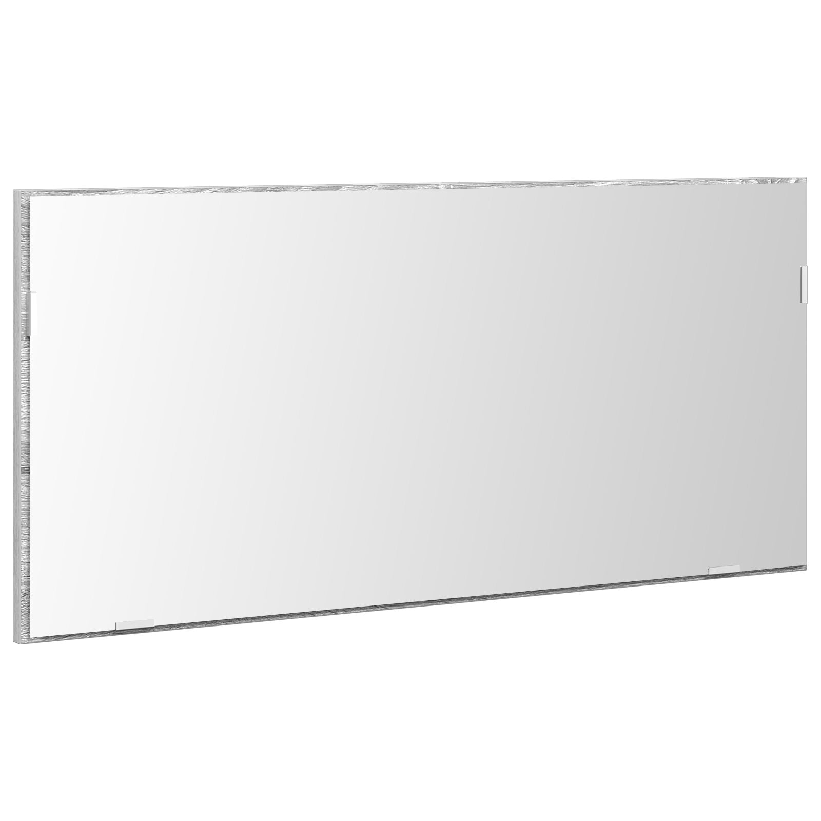 Badkamerspiegelkast Met Led Licht Grijs Sonoma 80X37 Cm