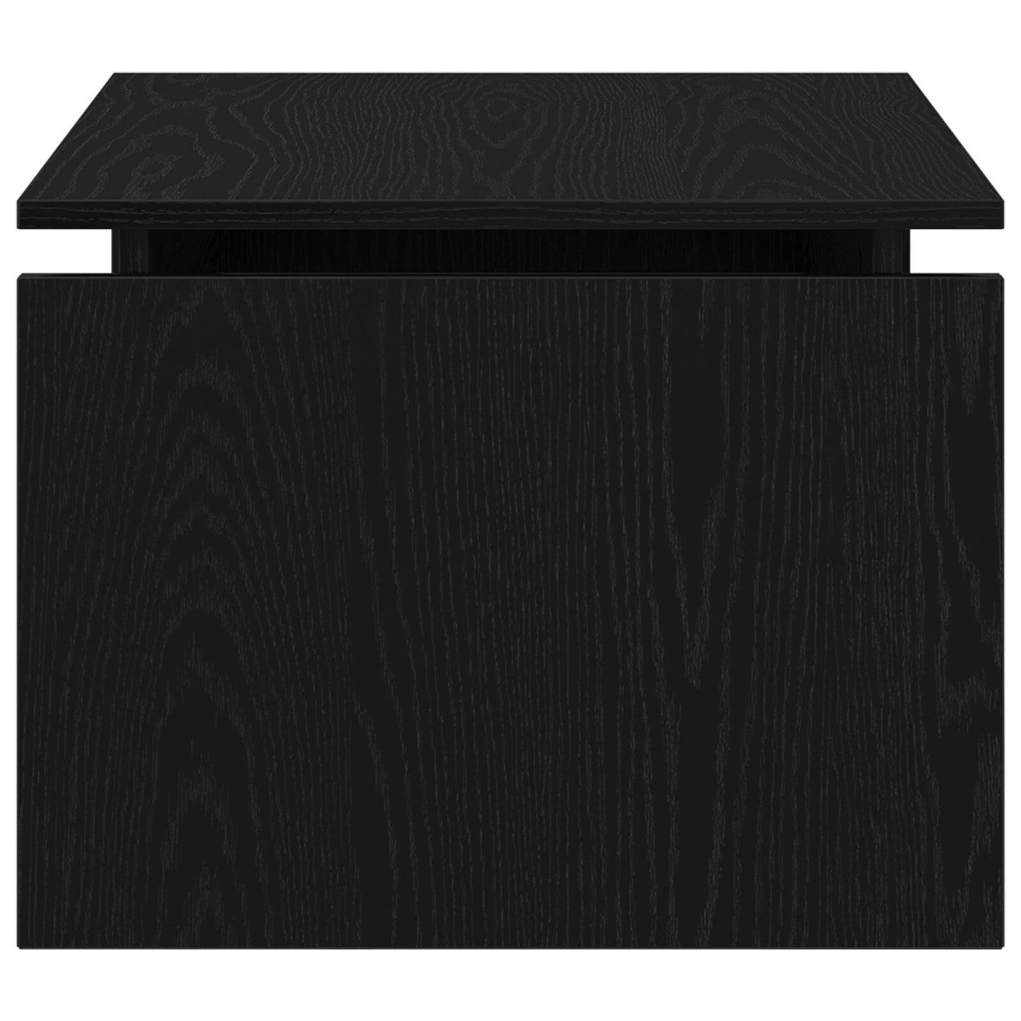 Salontafel Zwart Eiken 68X38X50 Cm Samengesteld Hout