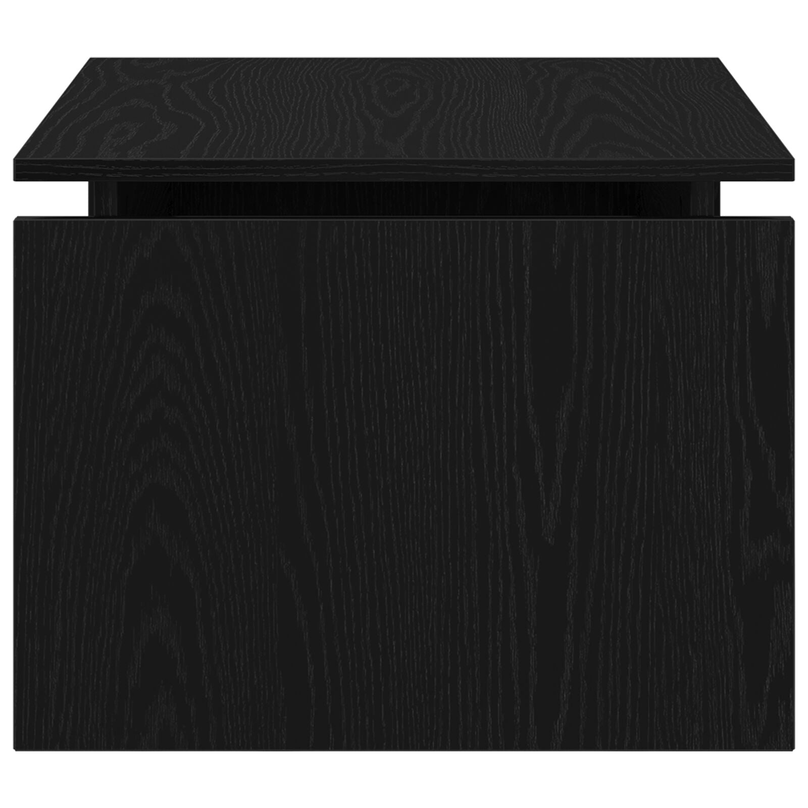 Salontafel Zwart Eiken 68X38X50 Cm Samengesteld Hout