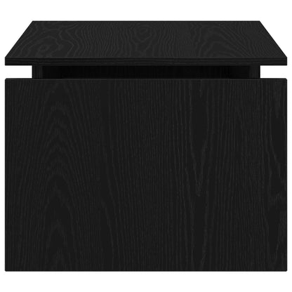 Salontafel Zwart Eiken 68X38X50 Cm Samengesteld Hout