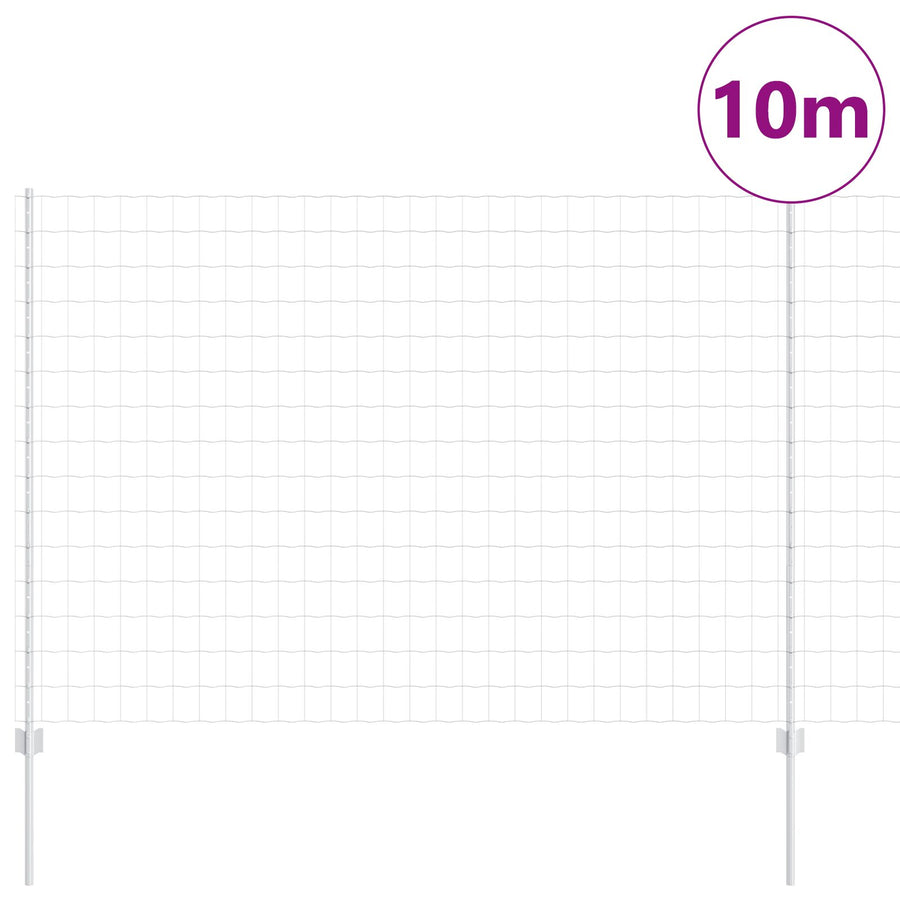 Tuinomheining Rolset Set Van 2 Verzinkt Staal 10 X 1,5 M Sterk