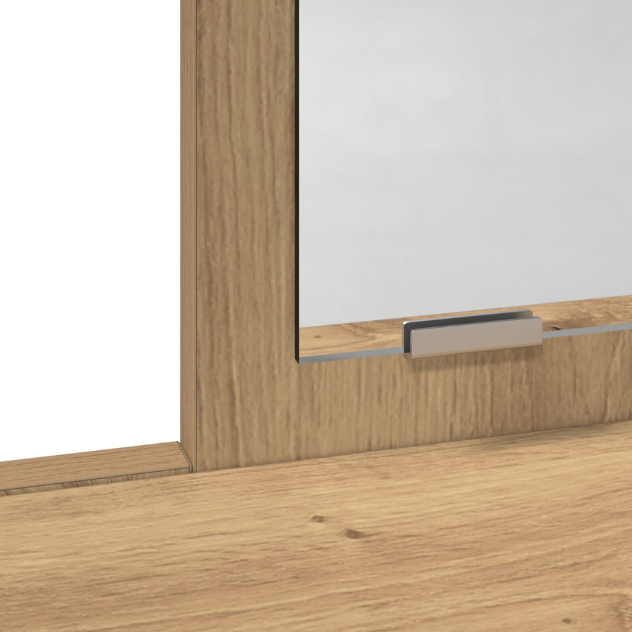 Kaptafel Met Lades En 100 x 41 x 140 cm Artisan eik