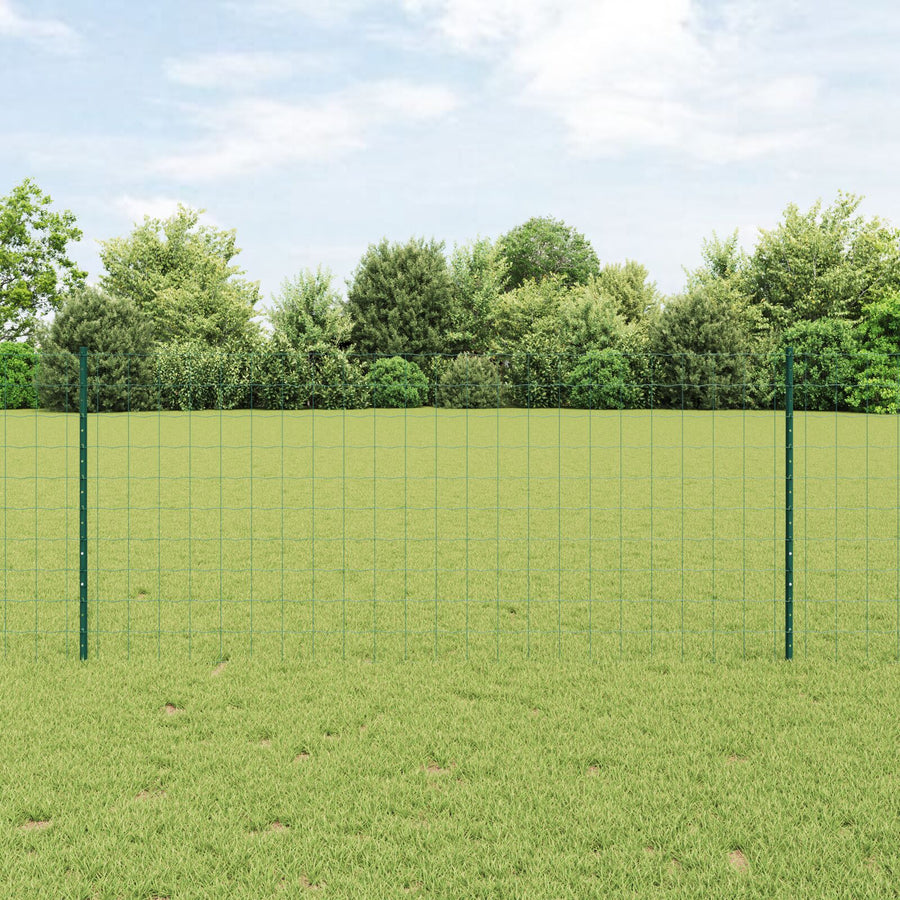 Tuinhekset Set Van 2 Groen Staal 25 X 1 M Duurzaam Tuinhek