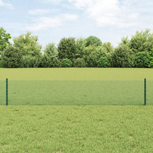 Gelaste Draadhek Met 5 U-Palen Groen 0.4X10 M Staal