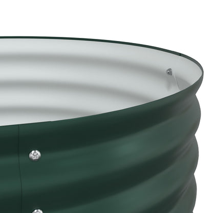 Tuin Verhoogd Bed Gegalvaniseerd Staal 240 x 80 x 81 cm Groen