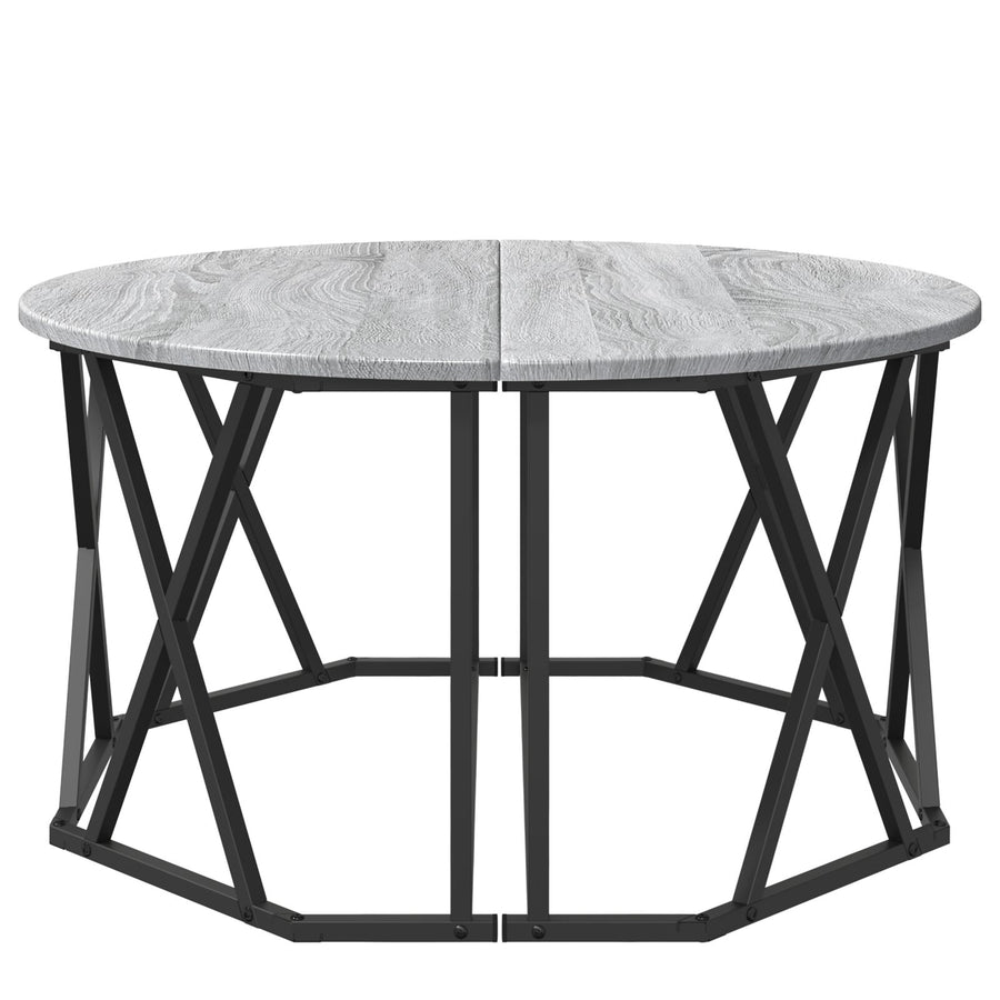 Salontafel 80X80X42 Cm Gelaagd Hout Grijs sonoma