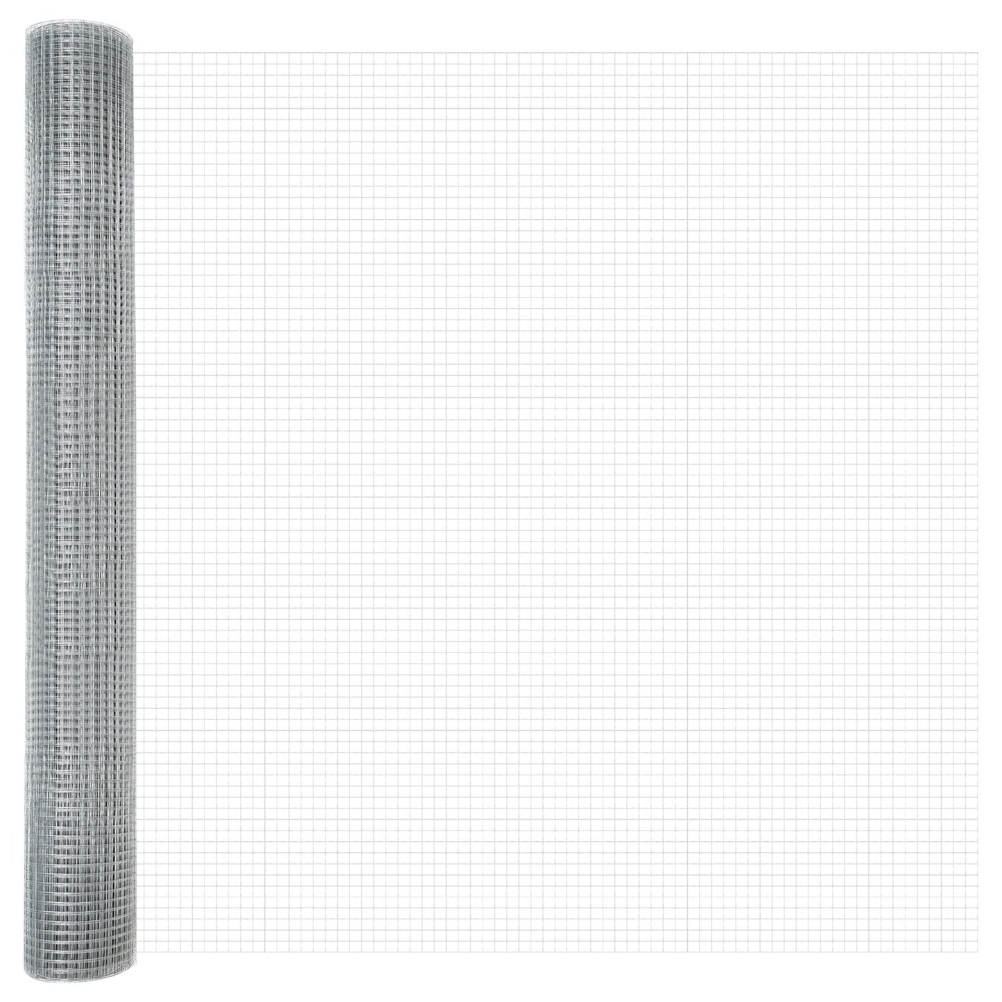 Gelast Draadhek Met 13 Spijkerposts 1,4X25 M Gegalvaniseerd Staal Gegalvaniseerd Staal
