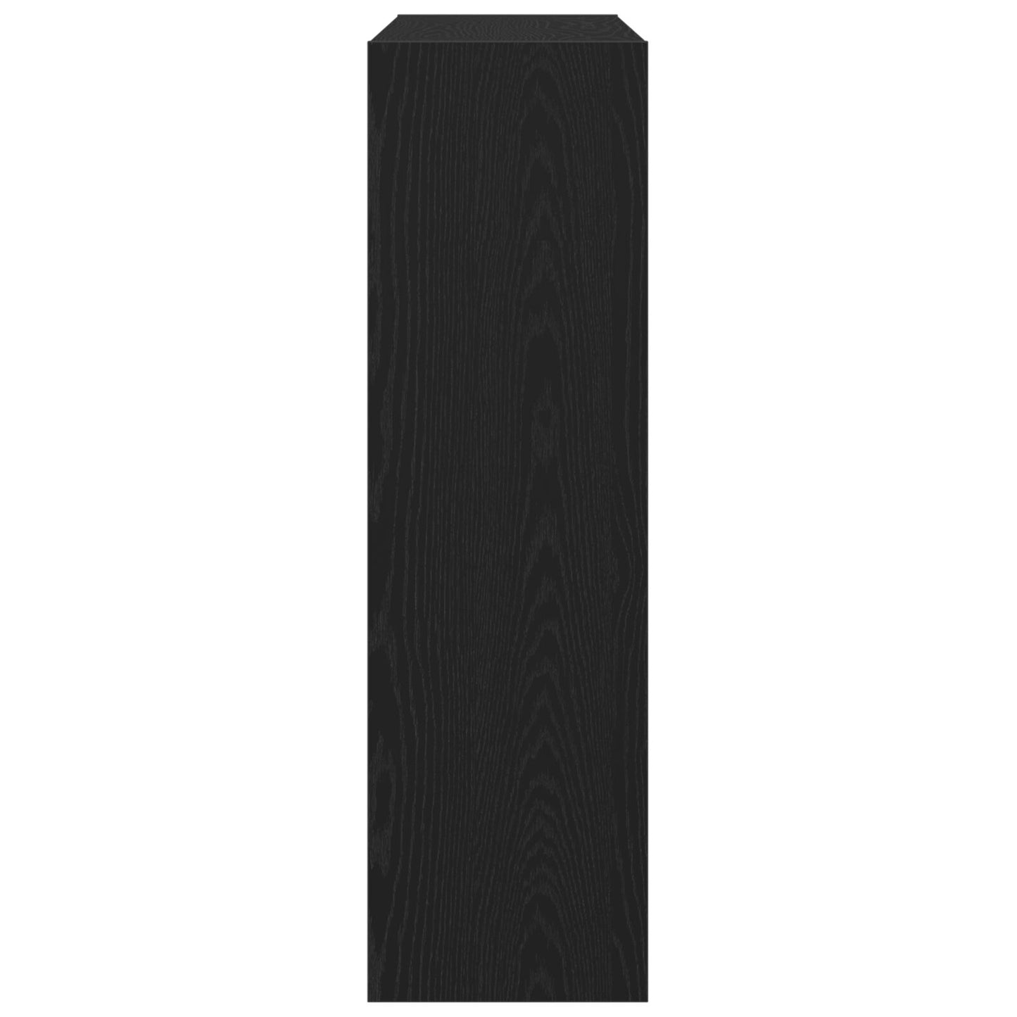 Boekenkast/Room Divider Zwart Eiken 100X30X103Cm Engineered Hout
