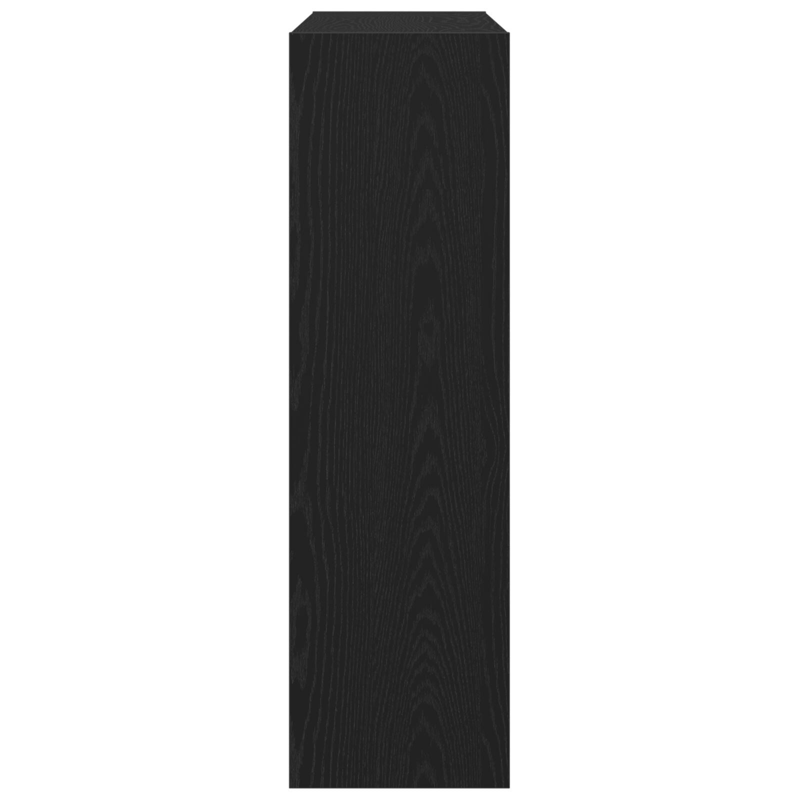 Boekenkast/Room Divider Zwart Eiken 100X30X103Cm Engineered Hout