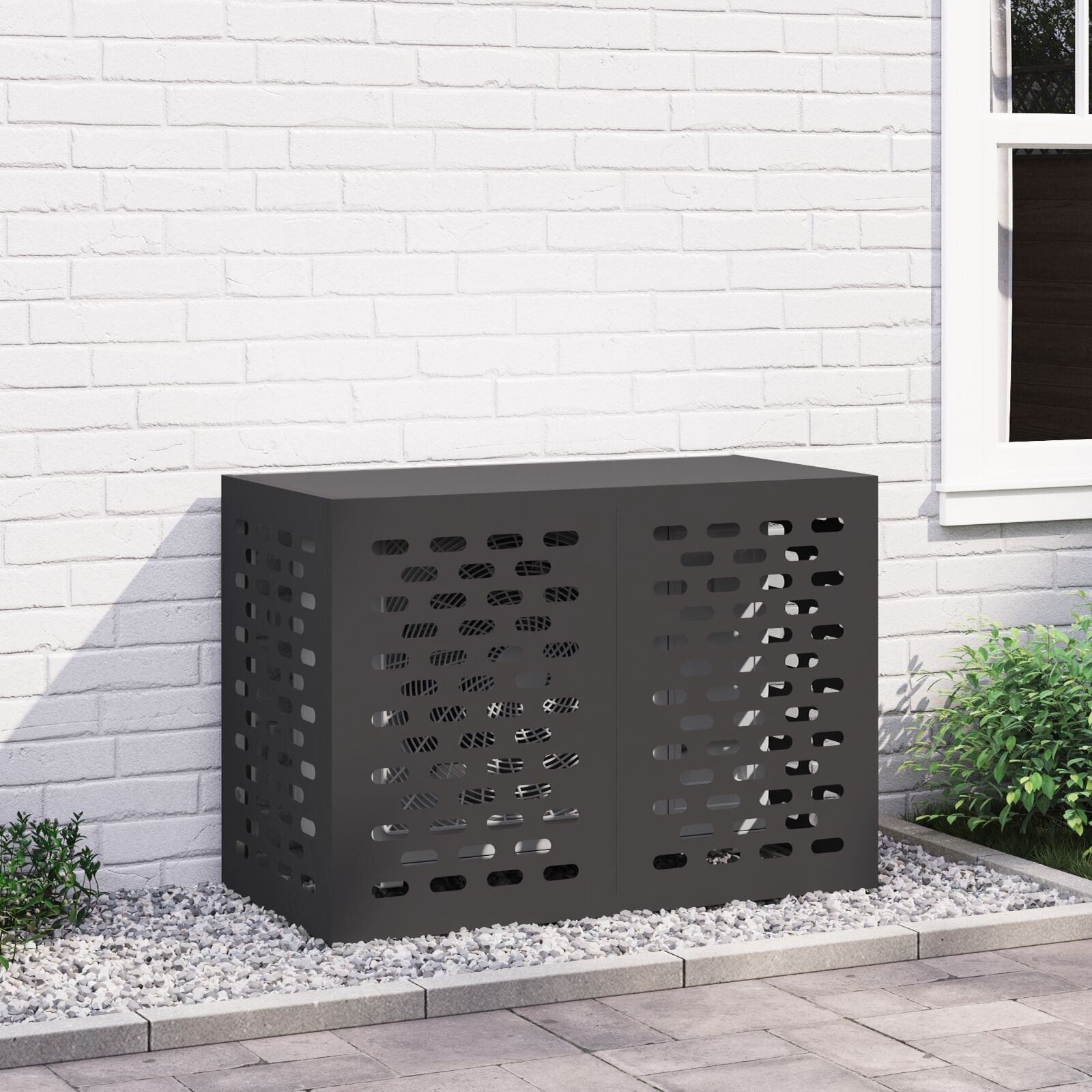 Airco Hoes Zwart 100 x 50 x 70 cm