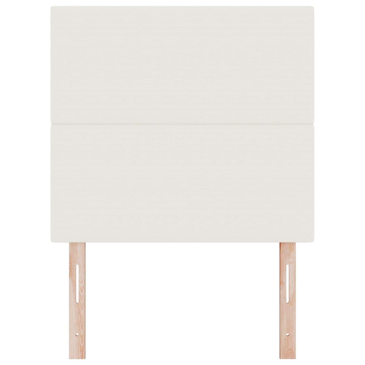 Hoofdbord Eenvoudig Design Corduroy Stof Crème 80 cm Hoog hoofdbord