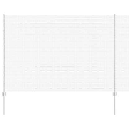 Gegalvaniseerd Draadhek Met 10 U-Posts Zilver 1.5X10 M Staal