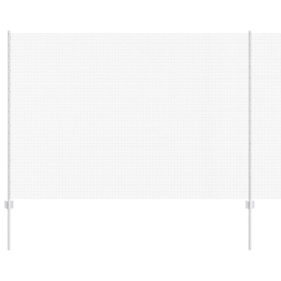 Gegalvaniseerd Draadhek Met 10 U-Posts Zilver 1.5X10 M Staal