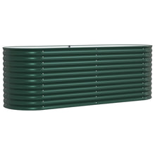 Tuin Verhoogd Bed Gegalvaniseerd Staal 240 x 80 x 81 cm Groen