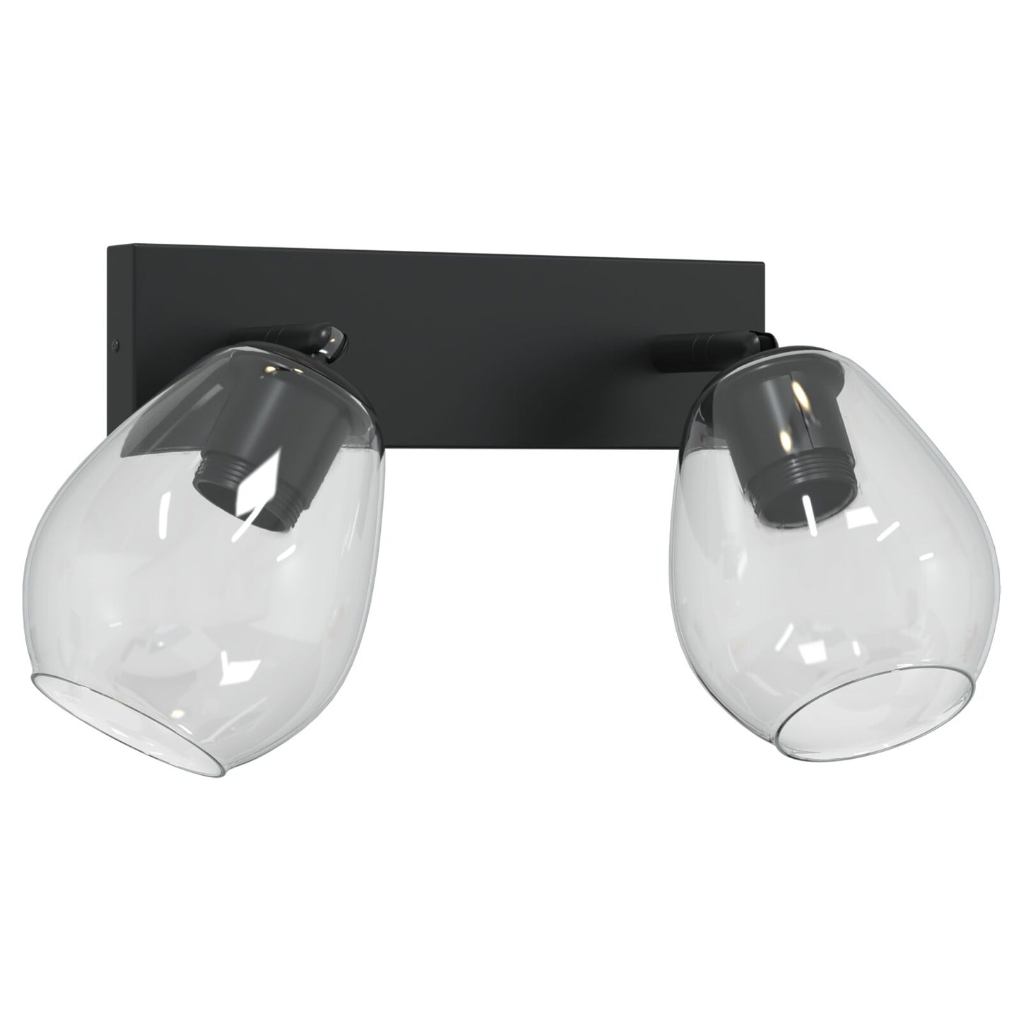 Plafondlamp Met Verstelbare Glazen Kap 2