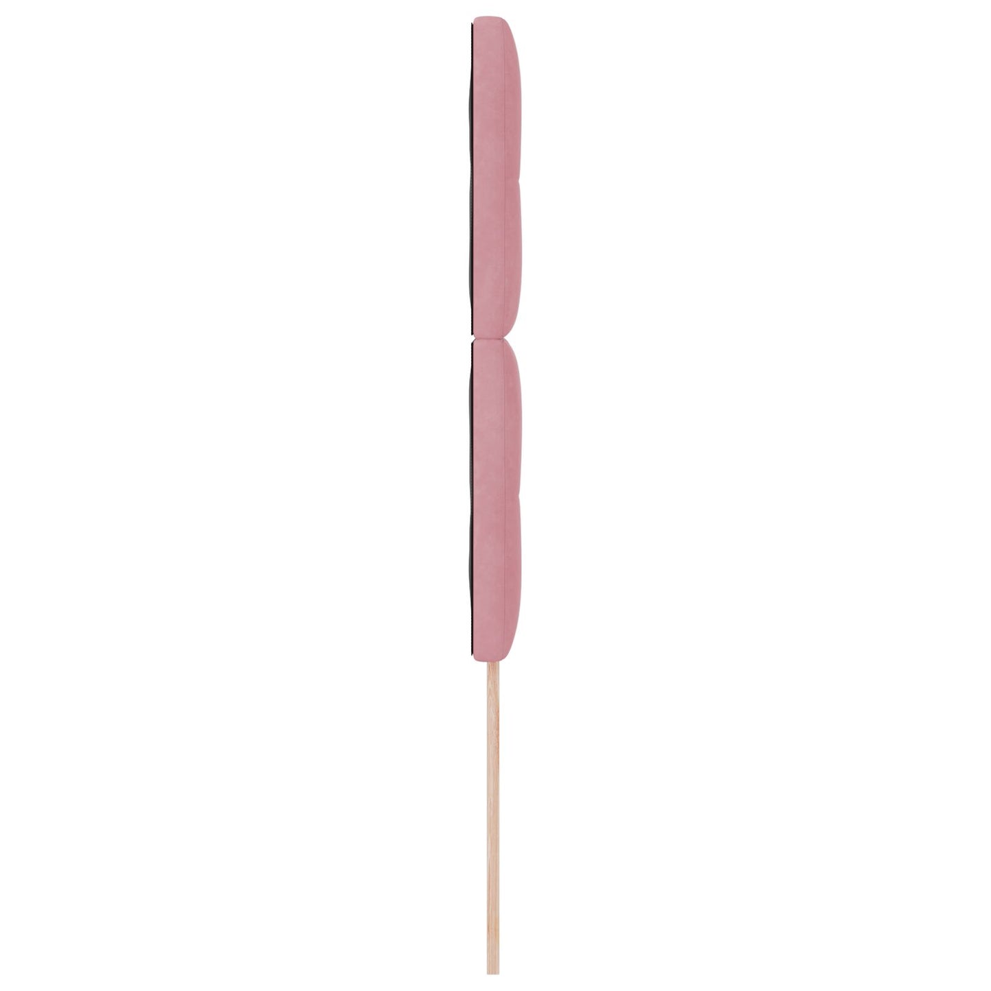 Hoofdbord Knopgeplooid Roze 80 Cm Fluweel