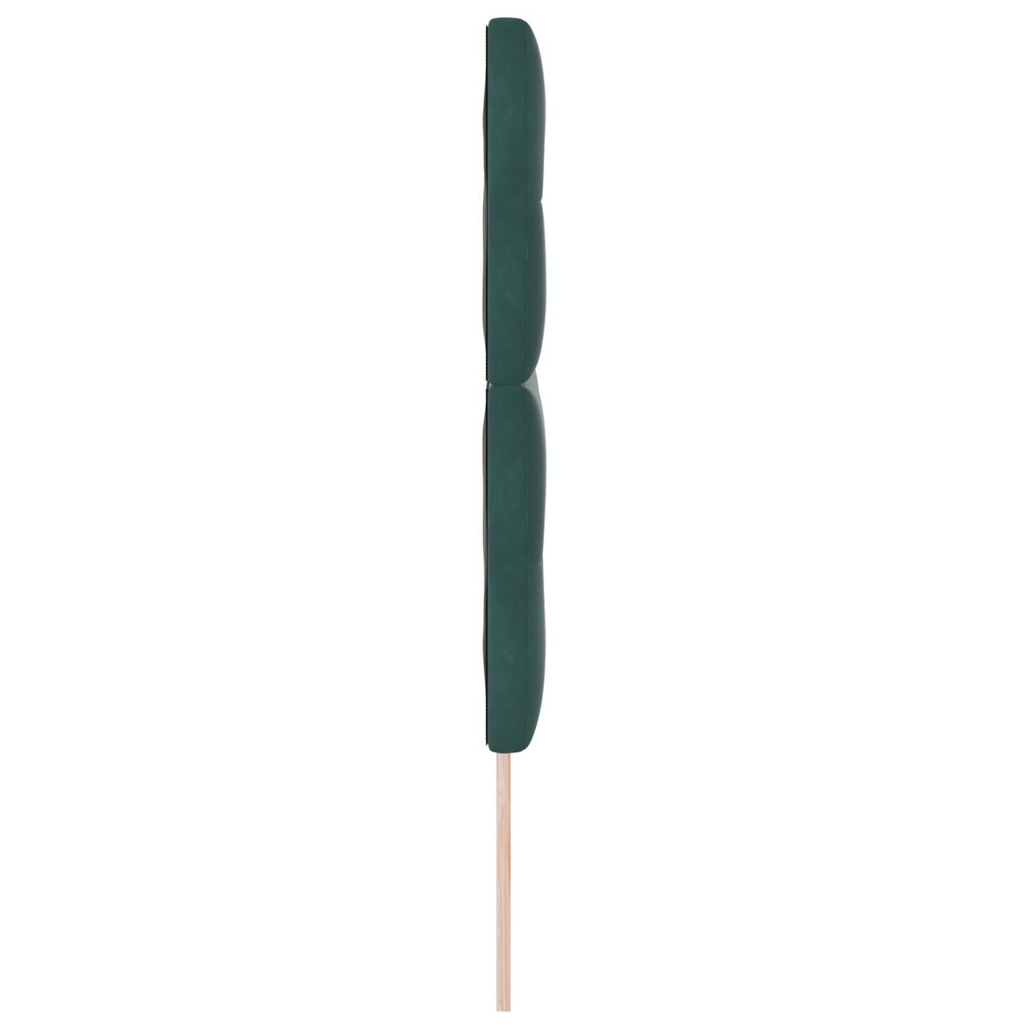 Hoofdbord Knopgeplooid Fluweel Donkergroen 160 cm Hoog hoofdbord