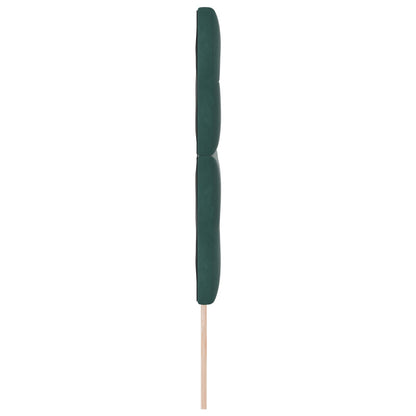 Hoofdbord Knopgeplooid Fluweel Donkergroen 160 cm Hoog hoofdbord
