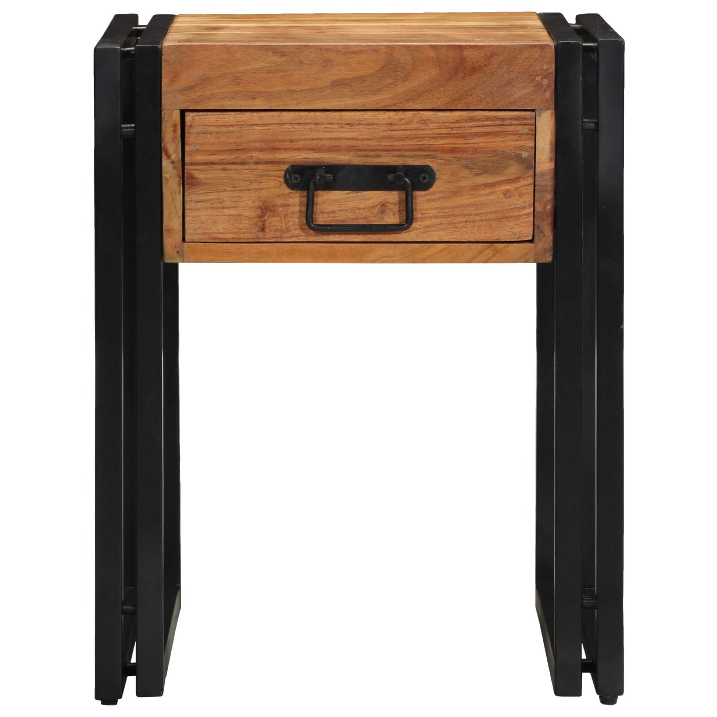 Bijzettafel 40 x 40 x 50 cm Massief acaciahout