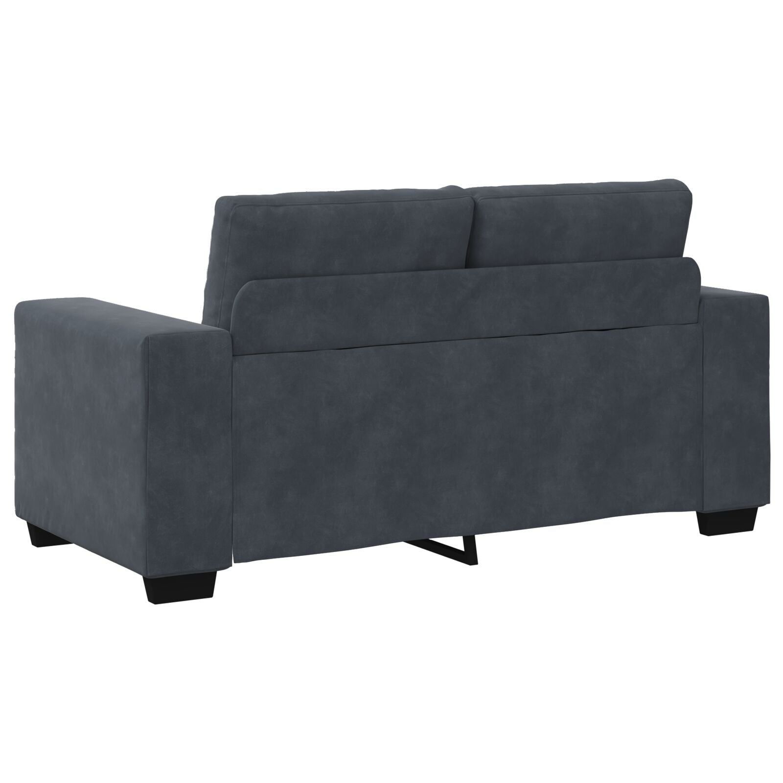 3-Delige Bankset Met Kussens Donkergrijs Velvet
