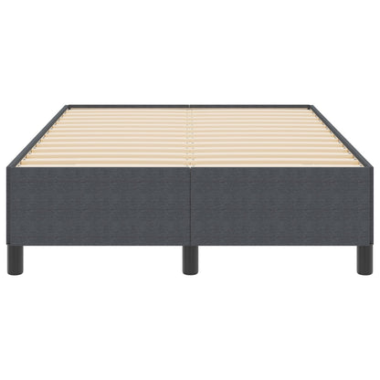 Bedframe Corduroy Stof Donkergrijs 120 x 190 cm