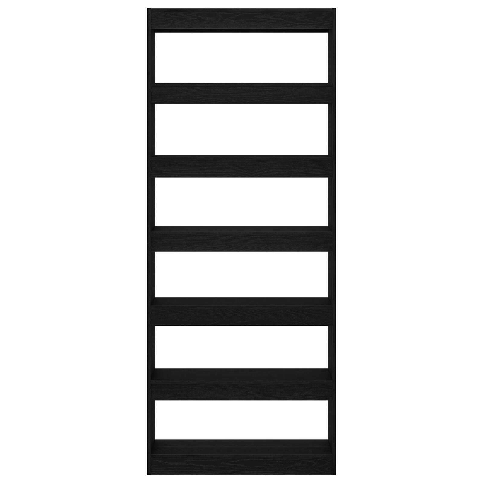 Zwarte Eiken Boekenplank Zwart Eiken Vervaardigd Hout