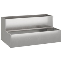 Tuinplanter 2-Tier 100 x 60 x 45 cm Roestvrijstaal