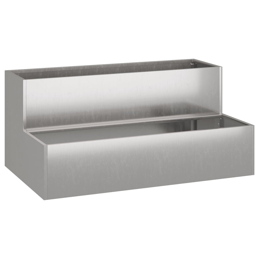 Tuinplanter 2-Tier 100 x 60 x 45 cm Roestvrijstaal