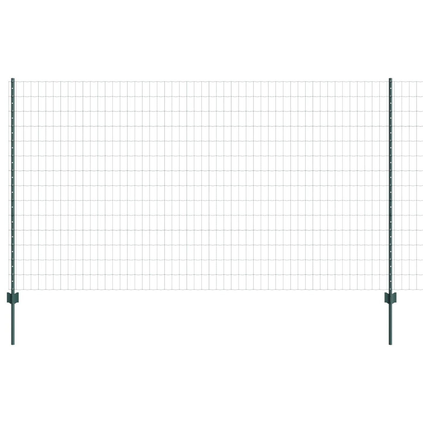 Euro Hek Met 5 U Palen Groen 1,4X10 M Staal
