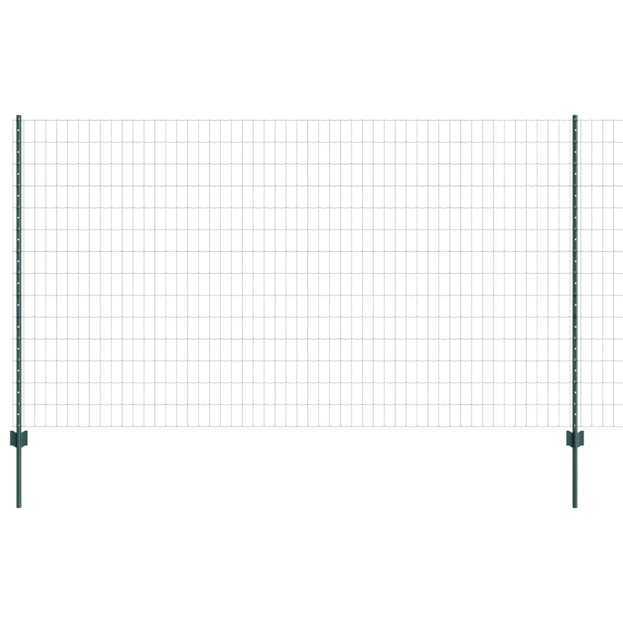 Euro Hek Met 5 U Palen Groen 1,4X10 M Staal