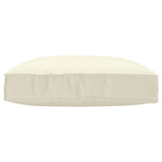 Stoelkussen 80x80x12 cm crème