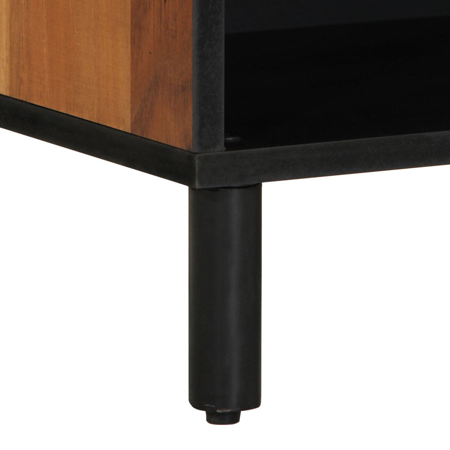 Tv-Kast 80X31,5X46 Cm Massief acaciahout