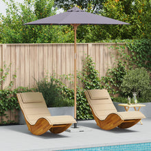 Tuinparasol 240X260 Cm Bamboe 240 x 240 x 260 cm Donkergrijs
