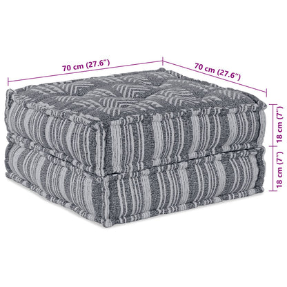 Modulaire Poef Grijs 70X70X36 Stof Grijze Print 70 x 70 x 36 cm Lounge sofa