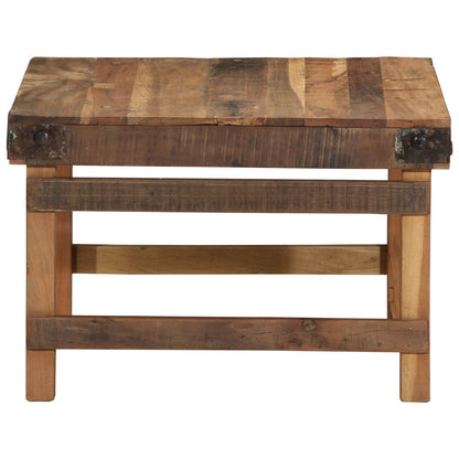 Salontafel Massief Hout Gerecycled 55 x 60 x 40 cm